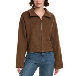 & Rouge Womens Zip Cardigan, Brown